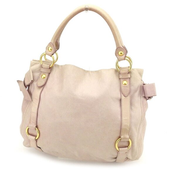 miumiu Handbag Pink Woman Authentic Used - Picture 1 of 9